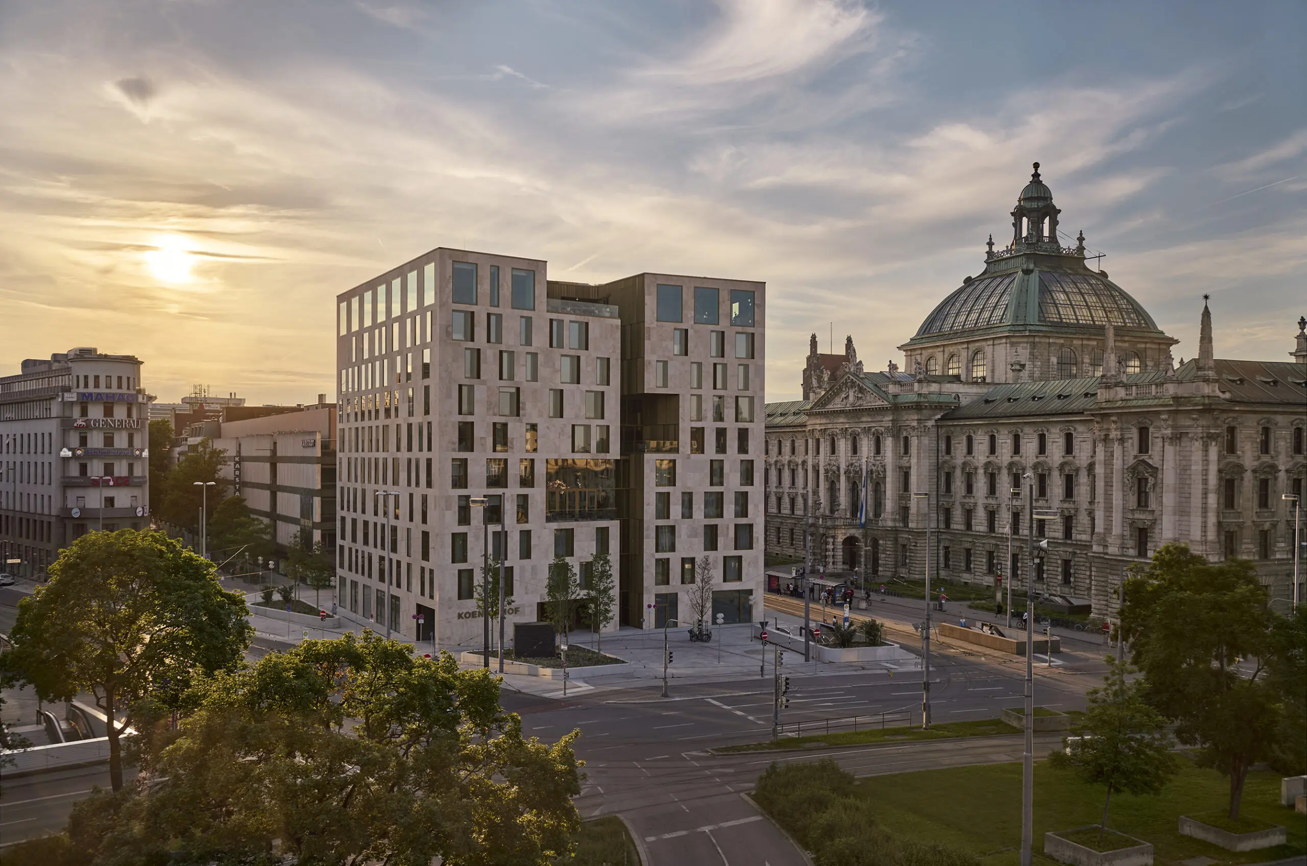 Spektakulärer Schnitt durch die Fassade