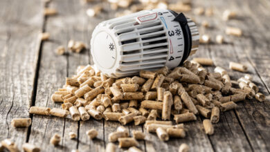 Biomasseheizungen: in 2024 fast auf Rekordniveau. Copyright: jirkaejc istock getty images plus