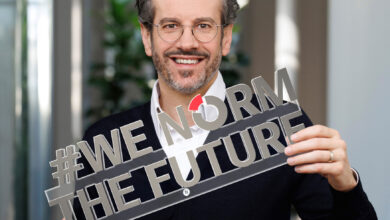 Mišo Ćurčić de Jong präsentiert neuen Claim von Austrian Standards ©feelimage Felicitas Matern