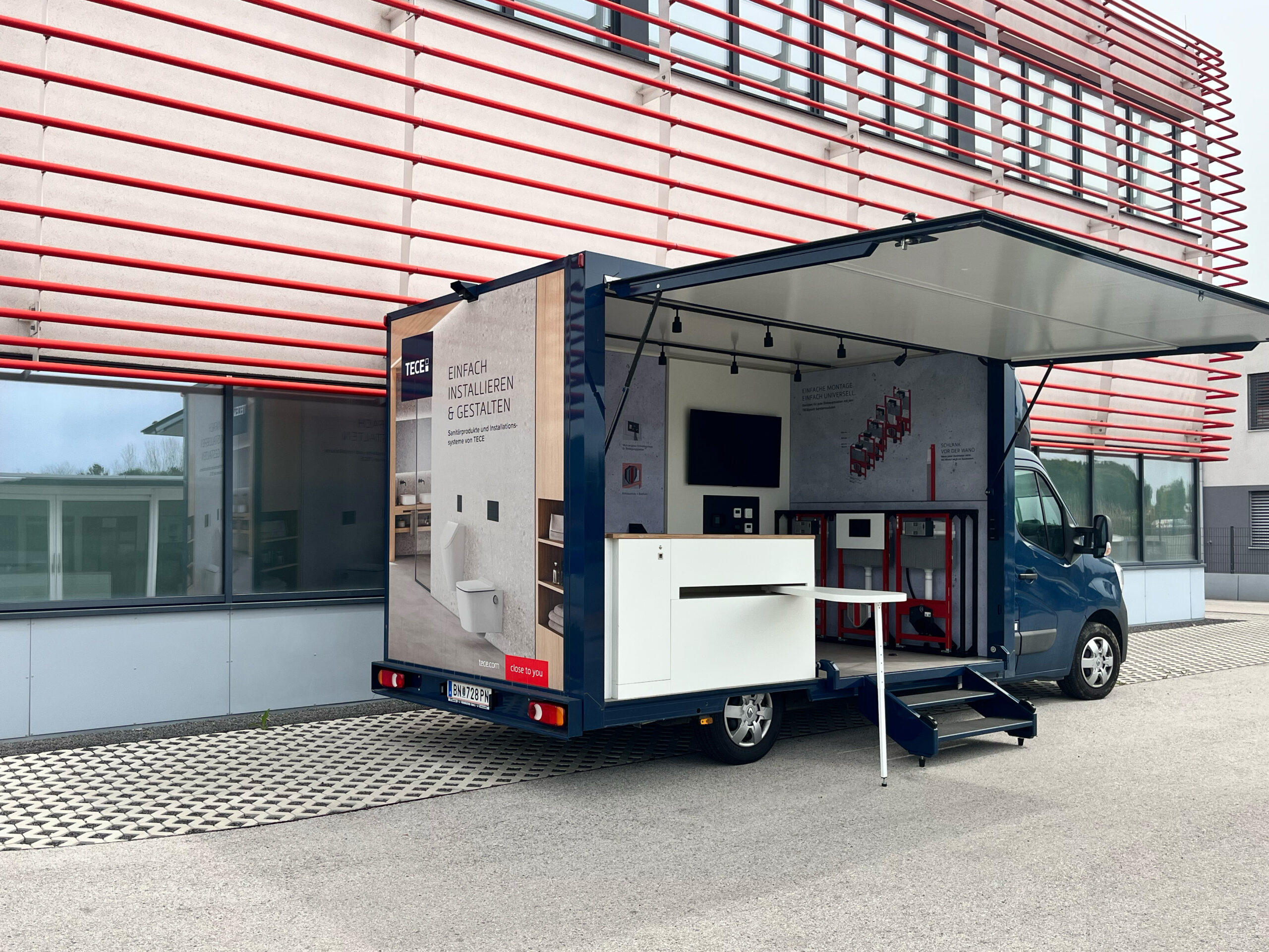 Tece Mobil auf Tour. Copyright: Tece Österreich GmbH