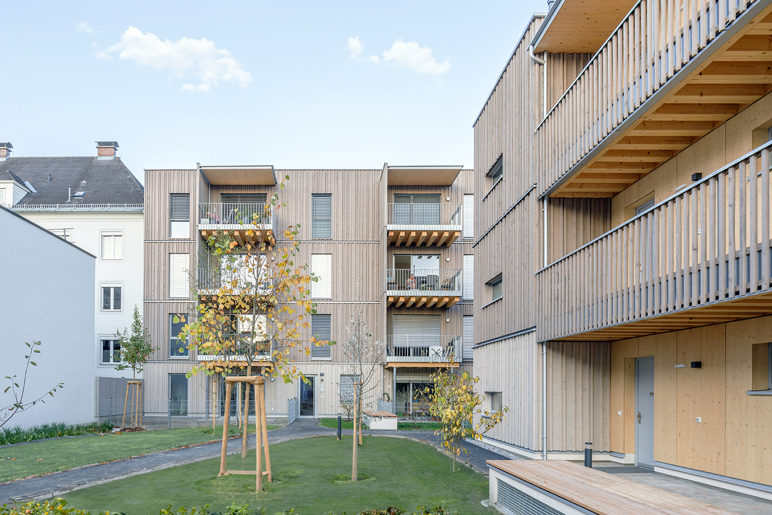 Baumwerk: nachhaltig bauen für alle. Copyright: Mark Sengstbratl