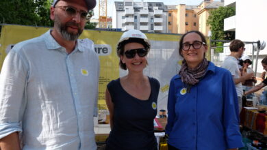 Von links: Alexander Schmoeger, Lotte Schreiber und Lisa Schmidt-Colinet