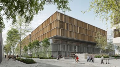Mit einem PPP-Modell finanziert: Zentralberufsschule in Wien Aspern. Copyright: Kronaus_Mitterer Architekten ZT GmbH