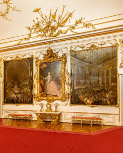 Der berühmte Zeremoniensaal in Schönbrunn wird restauriert.Schloß Schönbrunn Kultur-u. Betriebsges.m.b.H. Foto_ Alexander Eugen Koller