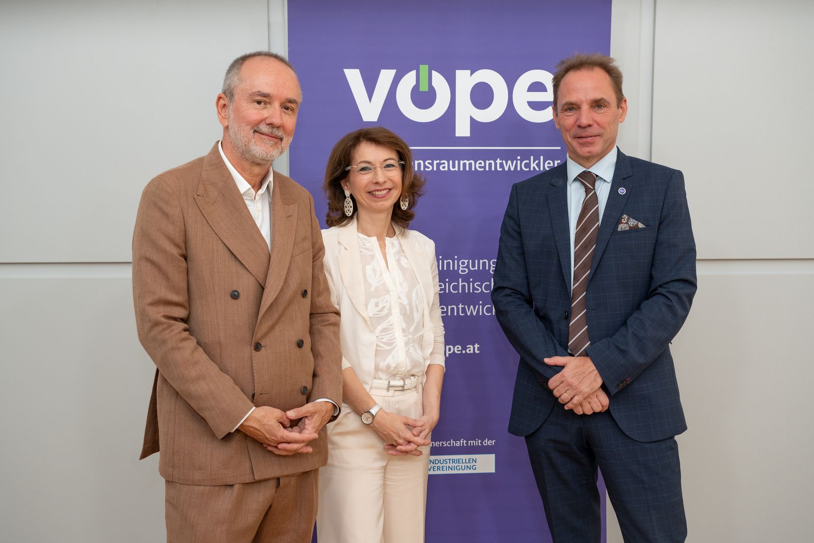 Allianzpartner (v.l.): Thomas Drozda, Isabella Stickler, Andreas Köttl. Copyright: ALBA-Communications-Clemens-Niederhammer