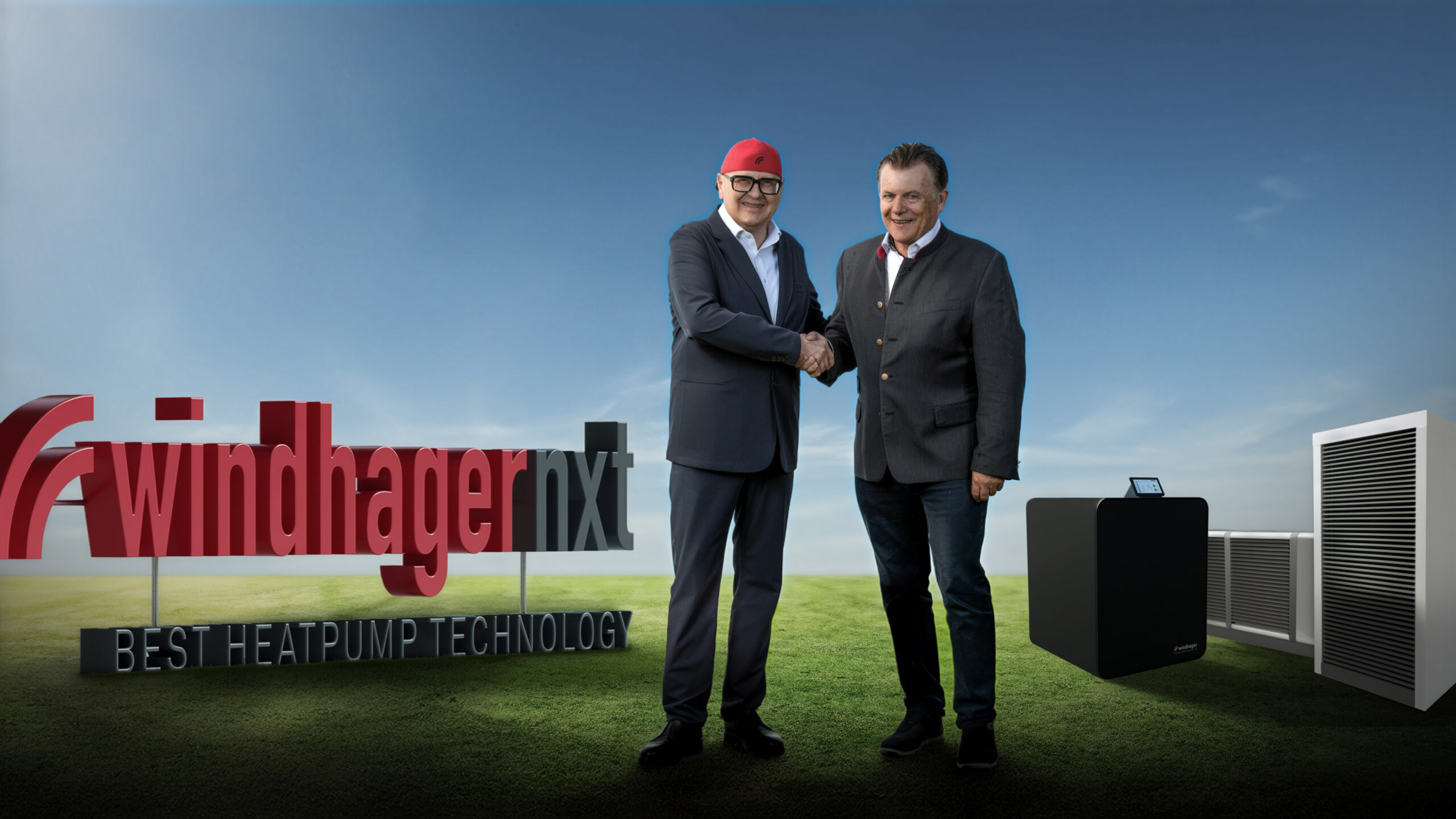 Andreas Weißenbacher (Windhager – Best Heating Technology) und Andreas Bangheri (Heliotherm): Gemeinsam stärker.