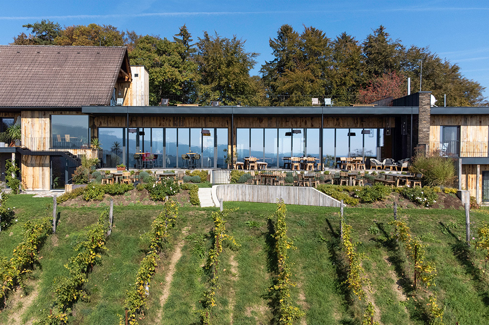 © allinone creative OG für Solarlux GmbH Glasfassade aus Faltwänden