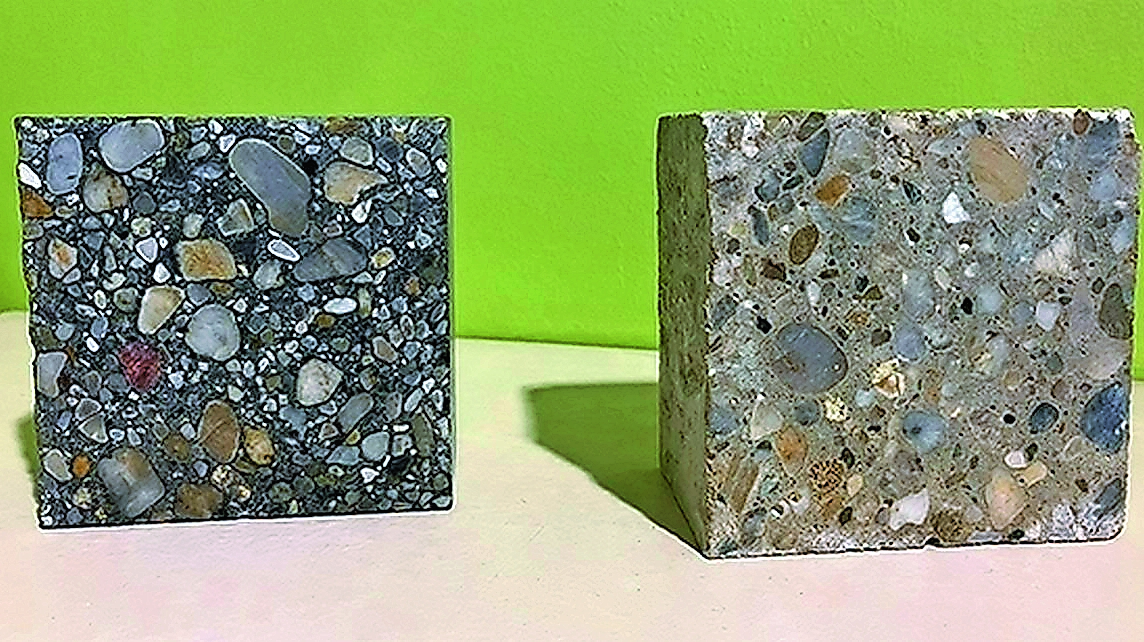 Laut den Forscher*innen von Fraunhofer IBP ist sogenannte Pyrokohle ein wichtiger Schlüssel für klimafreundlicheren Beton.