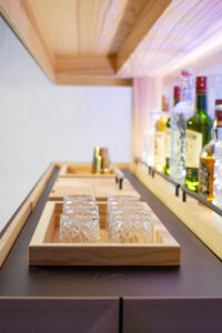Seitlicher Einblick in die Side Bar