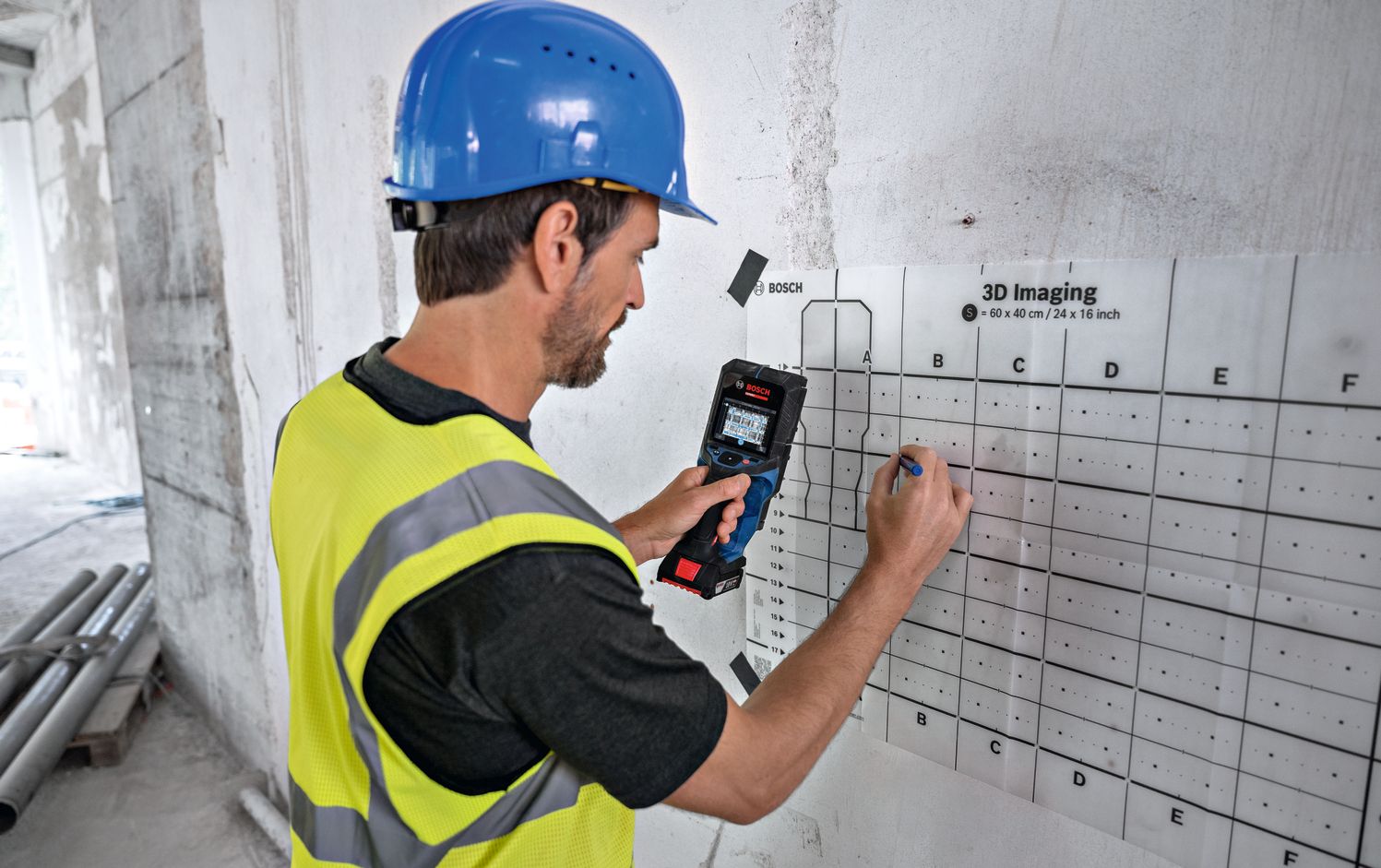 Bosch erweitert sein Portfolio im Bereich Messtechnik um den EXPERT D-tect18V-200-17C © Bosch
