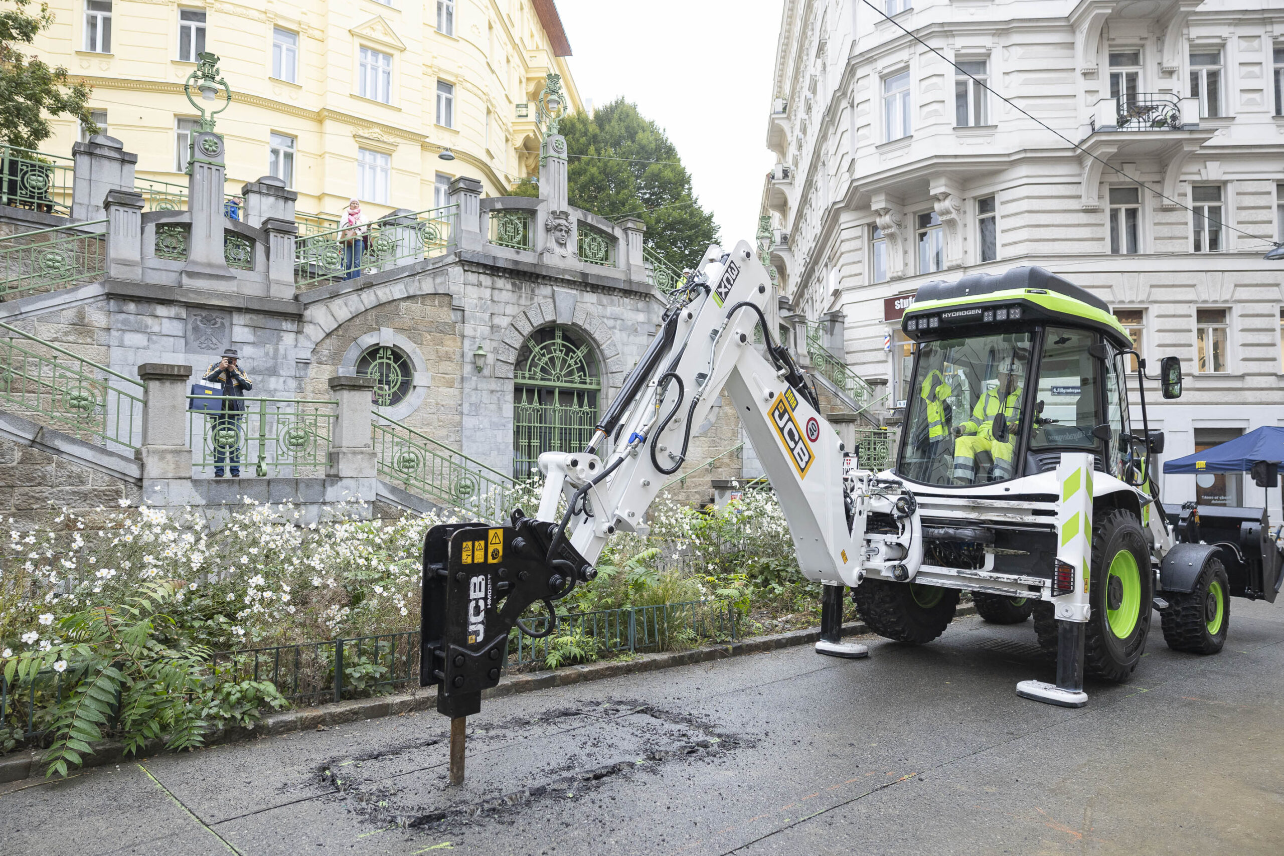 Baggerlader auf Wasserstoffbasis © Roland Rudolph