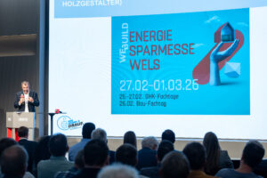 Die Energiesparmesse Wels bietet Tischler*innen für 2026 ein spezielles Aussteller-Package an. © Cityfoto