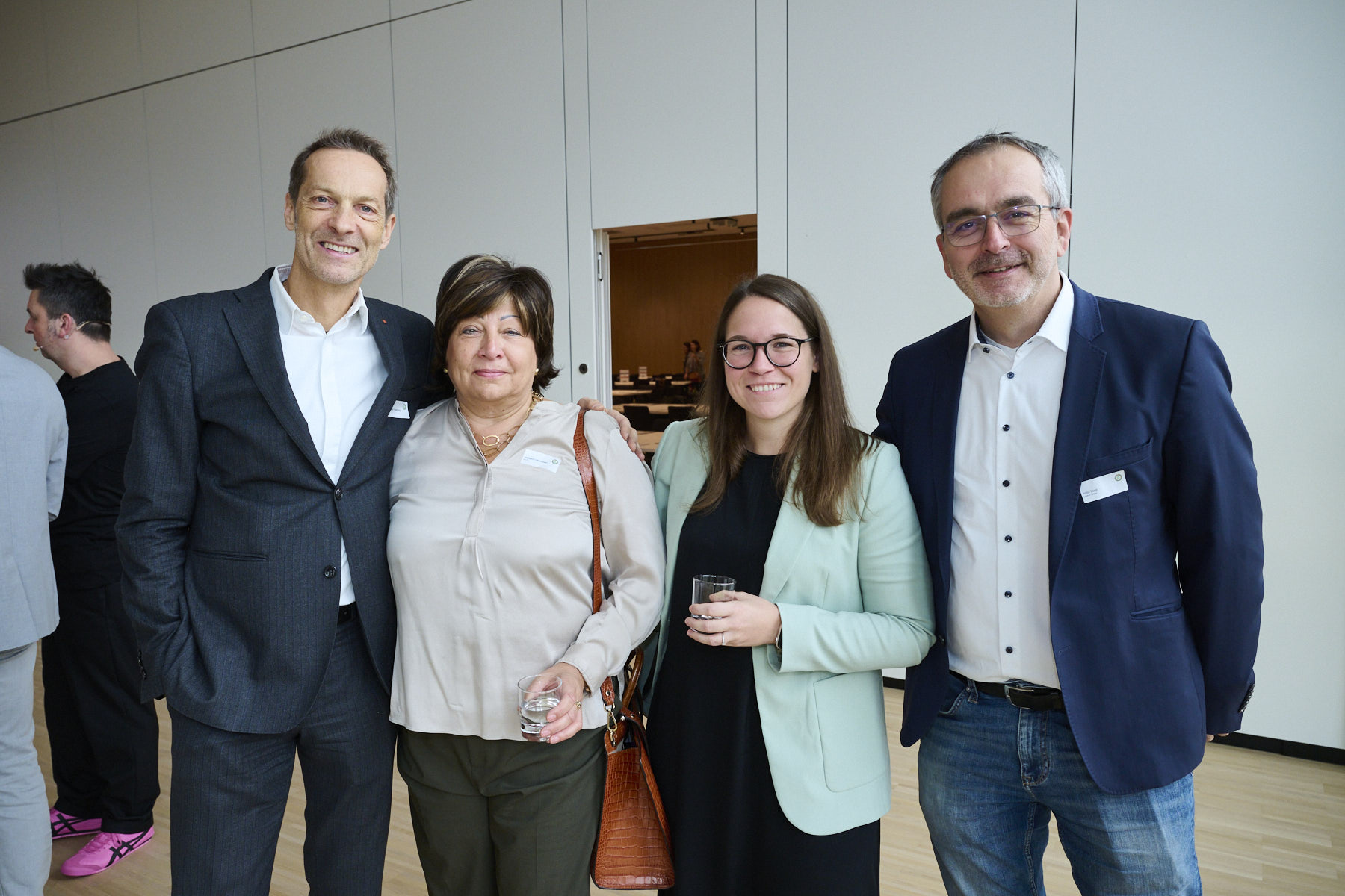 Wolfgang Kradischnig (DELTA), Hildegard Utermöhlen (DELTA), Magdalena Prem (Landesholding Burgenland im Auftrag der LIB), Attila Siegl (Lindner Group)