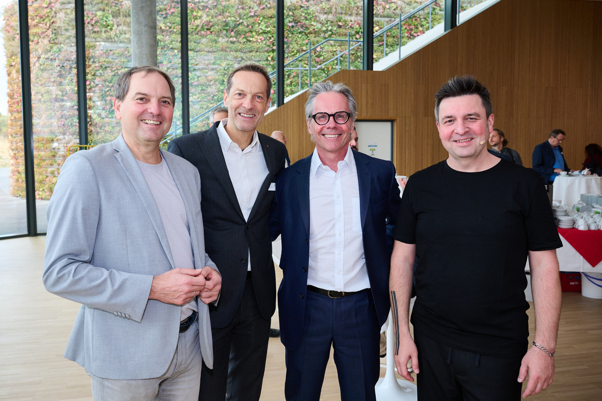 Klaus Reisinger (Climate Partner), Wolfgang Kradischnig (DELTA), Stephan Heid (Heid & Partner Rechtsanwälte), Wojciech Czaja (Moderator)