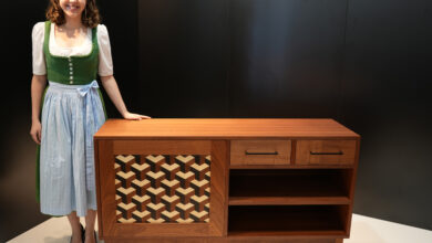 Felicia Salm-Reifferscheidt aus Steyregg überzeugte die Lehrabschlussprüfer mit einem hochkarätigen Sideboard. © Werkschulheim Felbertal