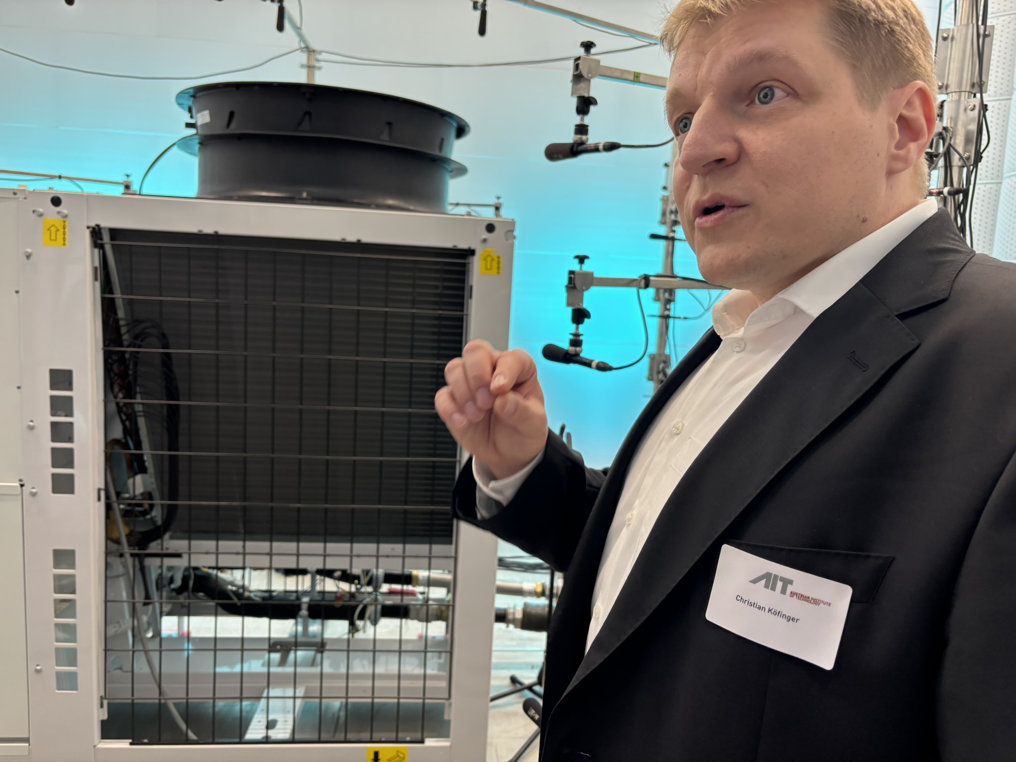 Christian Köfinger, Business Manager Heat Pump Technologies AIT ©ÖWV/Stefan Böck