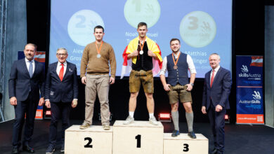 Die Sieger im Hochbau. Copyright: Skills Austria