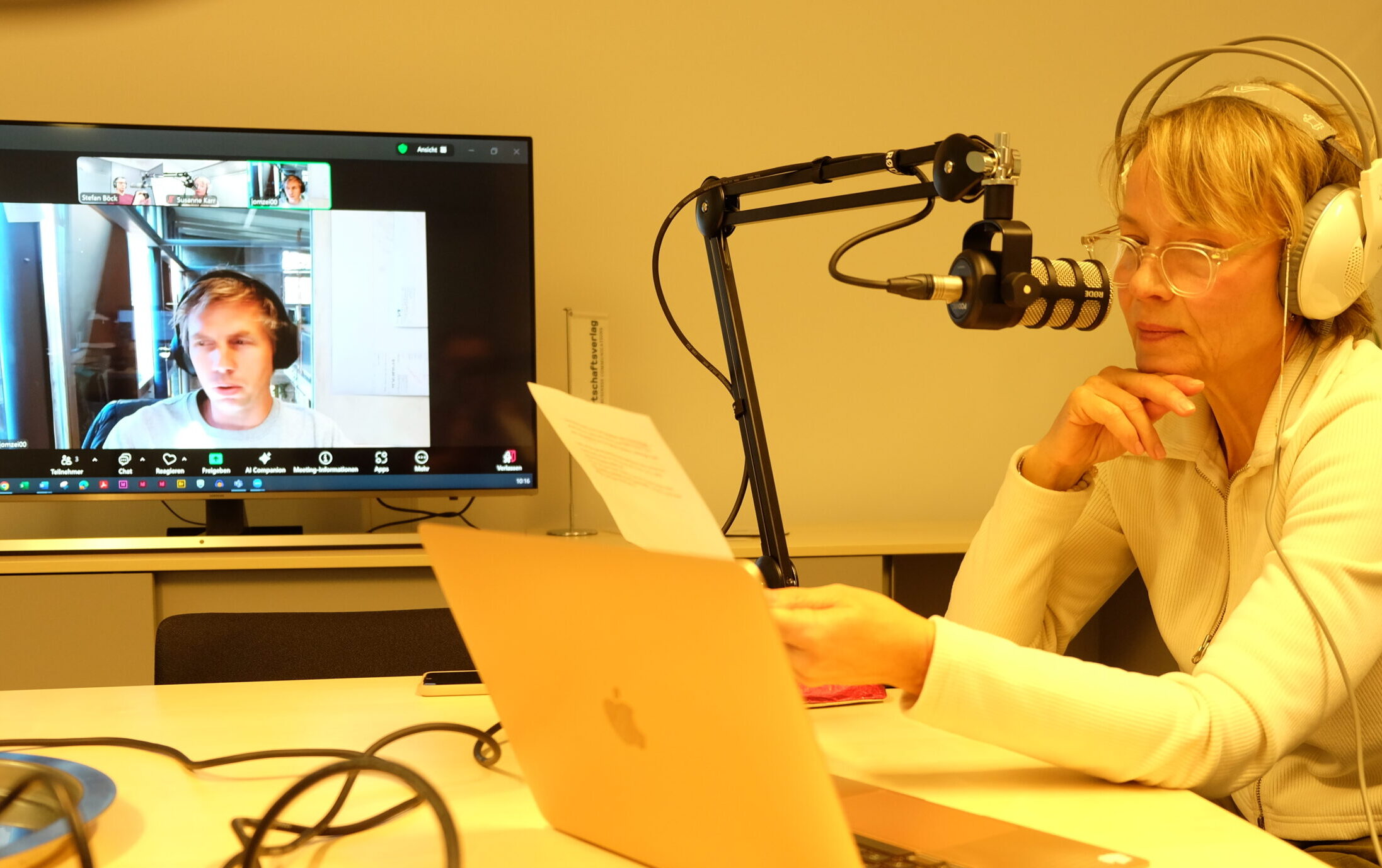 Susanne Karr im Gespräch mit Jomo Zeil