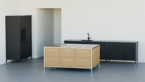 Das System Keep kitchen interpretiert die Küche als flexibles, modulares Möbel. © Thomas Steineder/keep GmbH