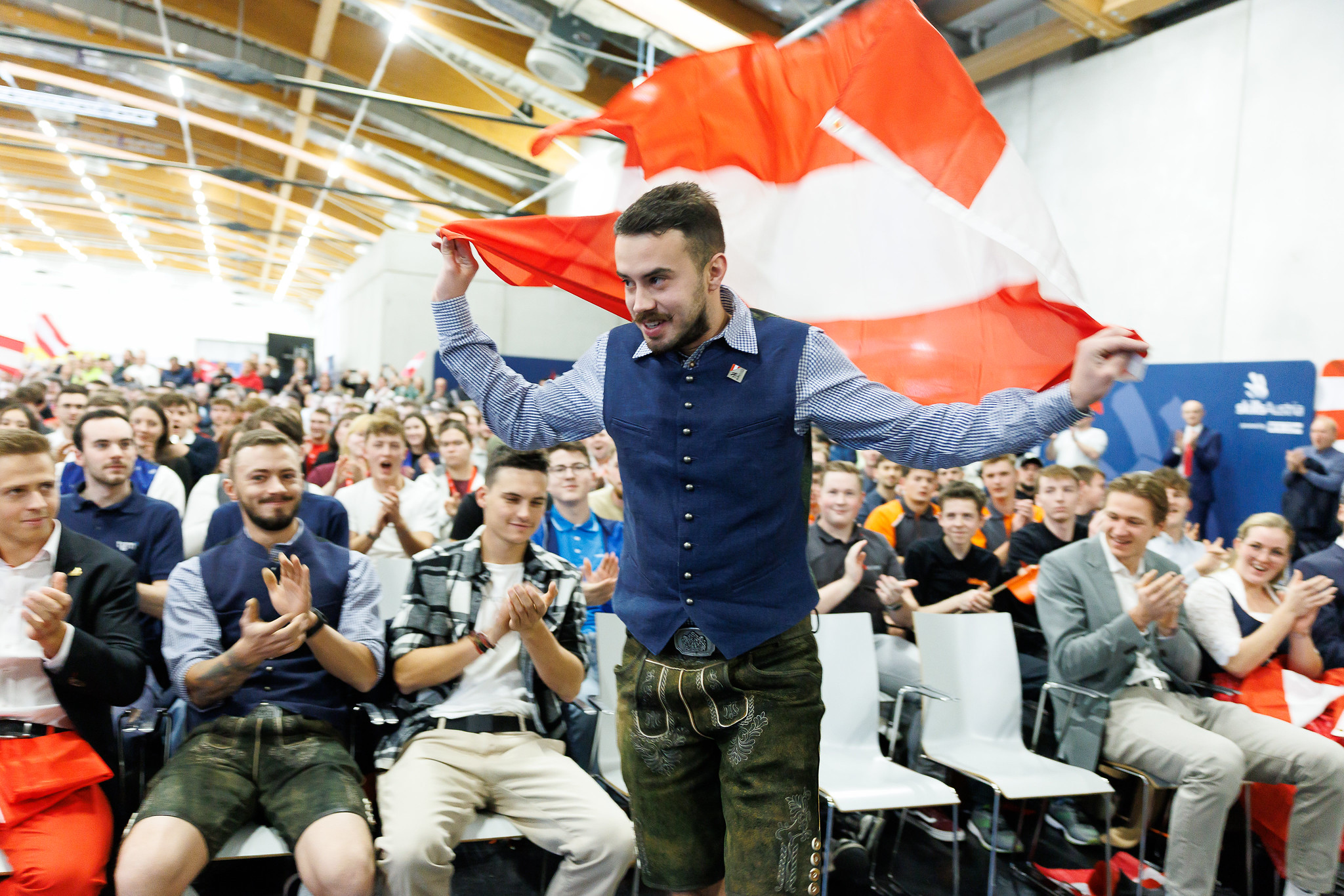 Marcel Resch Gold holte für Österreich bei den Independent Skills Championships Europe Glass Construction Technology, damit ist er Europameister im Beruf Glasbautechnk. Herzliche Gratulation! © SkillsAustria / Max Slovencik / Florian Wieser