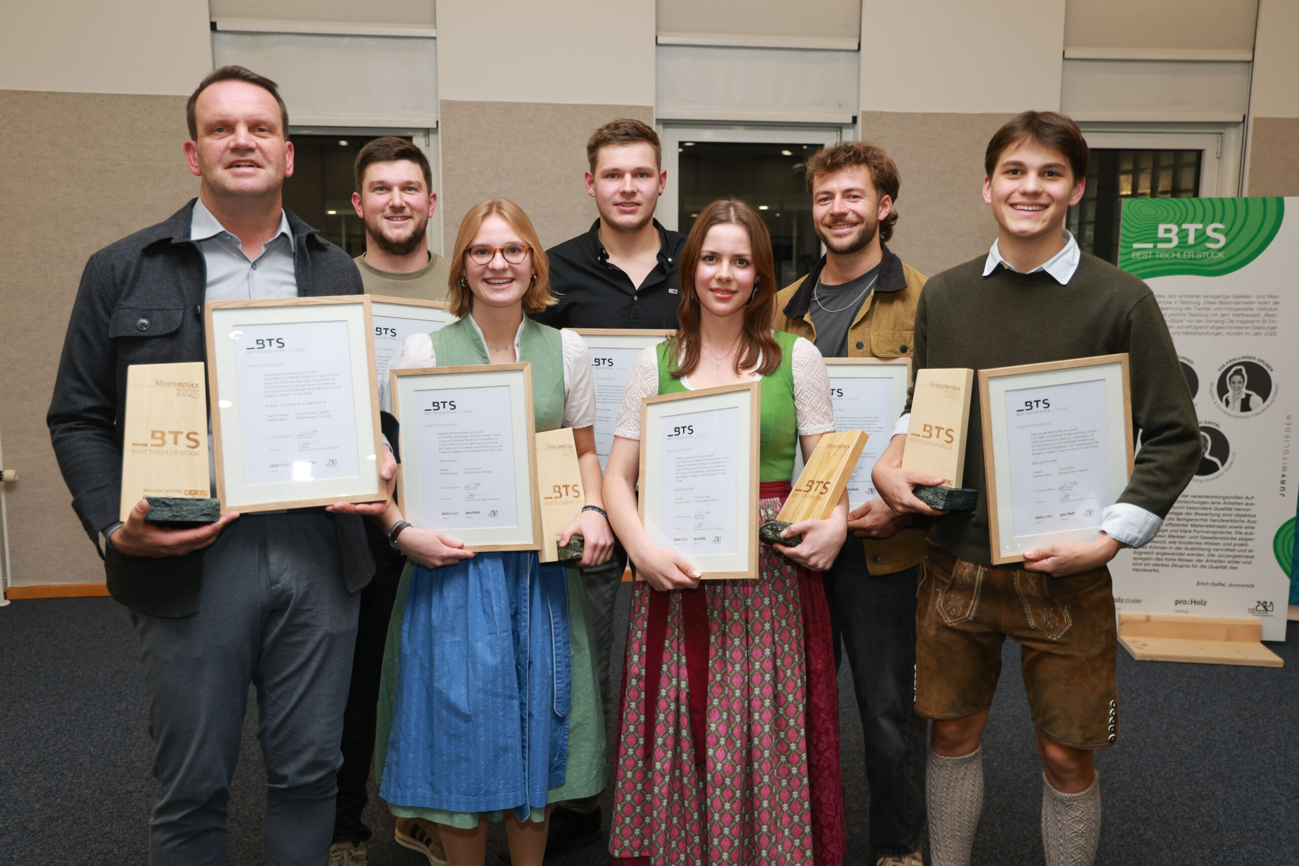 Mitte November wurden die Auszeichnungen "Best Tischler Stück" in Salzburg vergeben. © Franz Neumayr/Holzcluster Salzburg