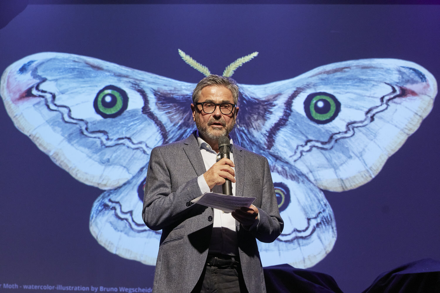 Norbert Mayer bei der Verleihung des "Courageous Scientists Award"