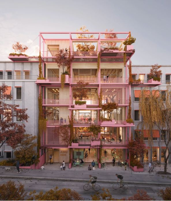 Entwurf für das Haus der Jugend