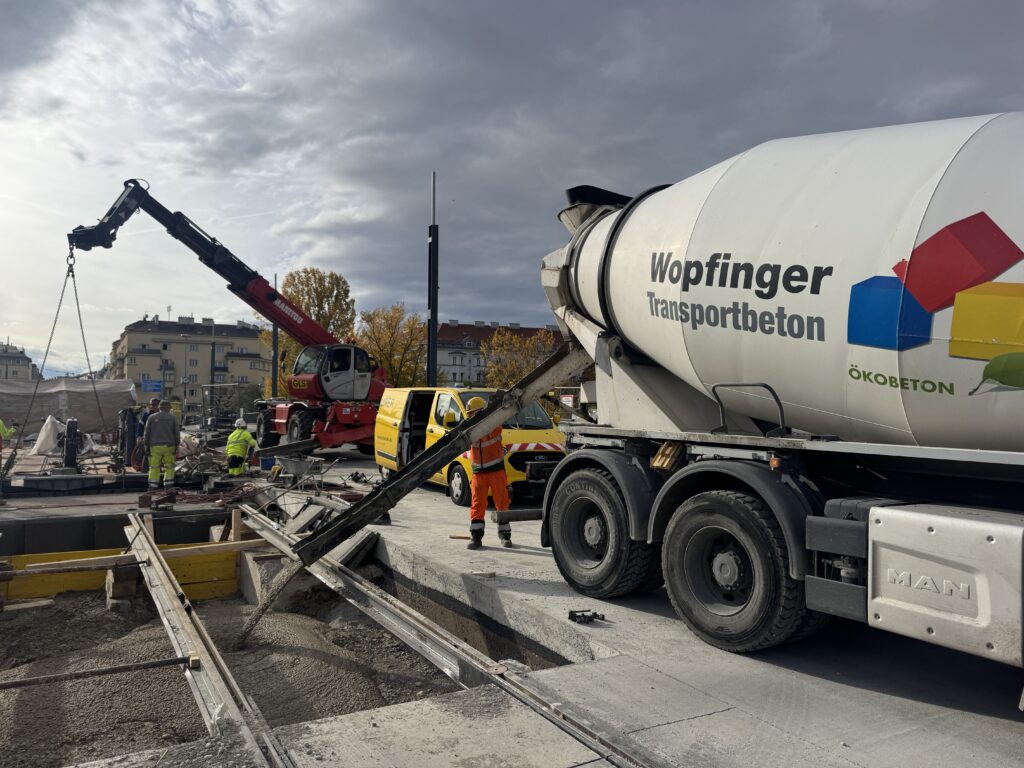 Grüner Transporbeton: immer stärker gefragt.