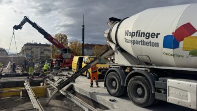 Transportbeton im Aufwind. Copyright: Wopfinger Transportbeton