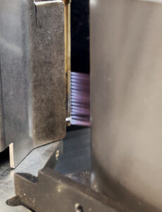 Es leuchtet Blau: Düsen ermöglichen einen gezielten Einsatz der charakteristischen bläulichen Flamme. © Paul Ott