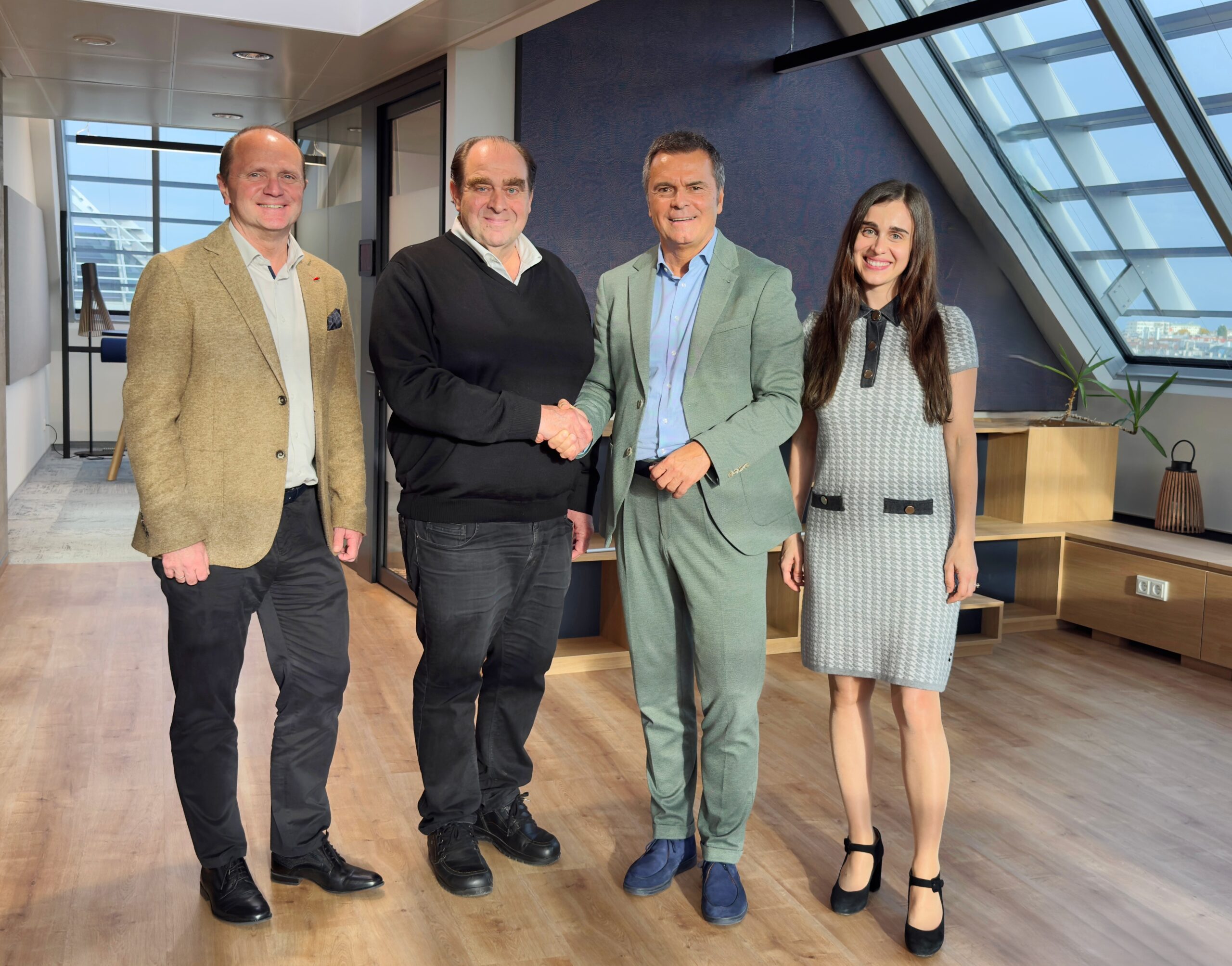 Neue Partner (v.l.): Erwin Schreiblehner, Gerhard Franye, Erich Steinreiber und Katrin Buchsteiner: Copyright: ISS Österreich