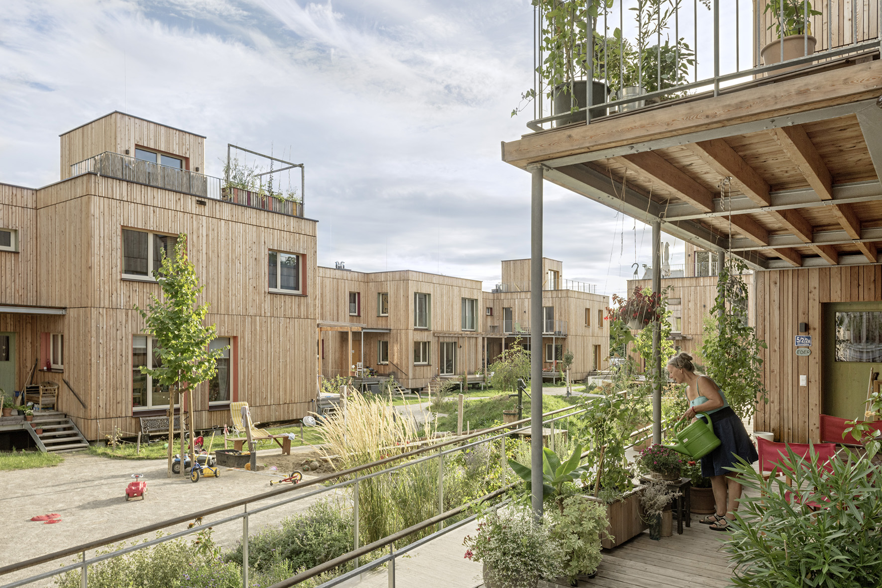 einszueins Architektur, Die Auenweide, St. Andrä Wördern – © Hertha Hurnaus