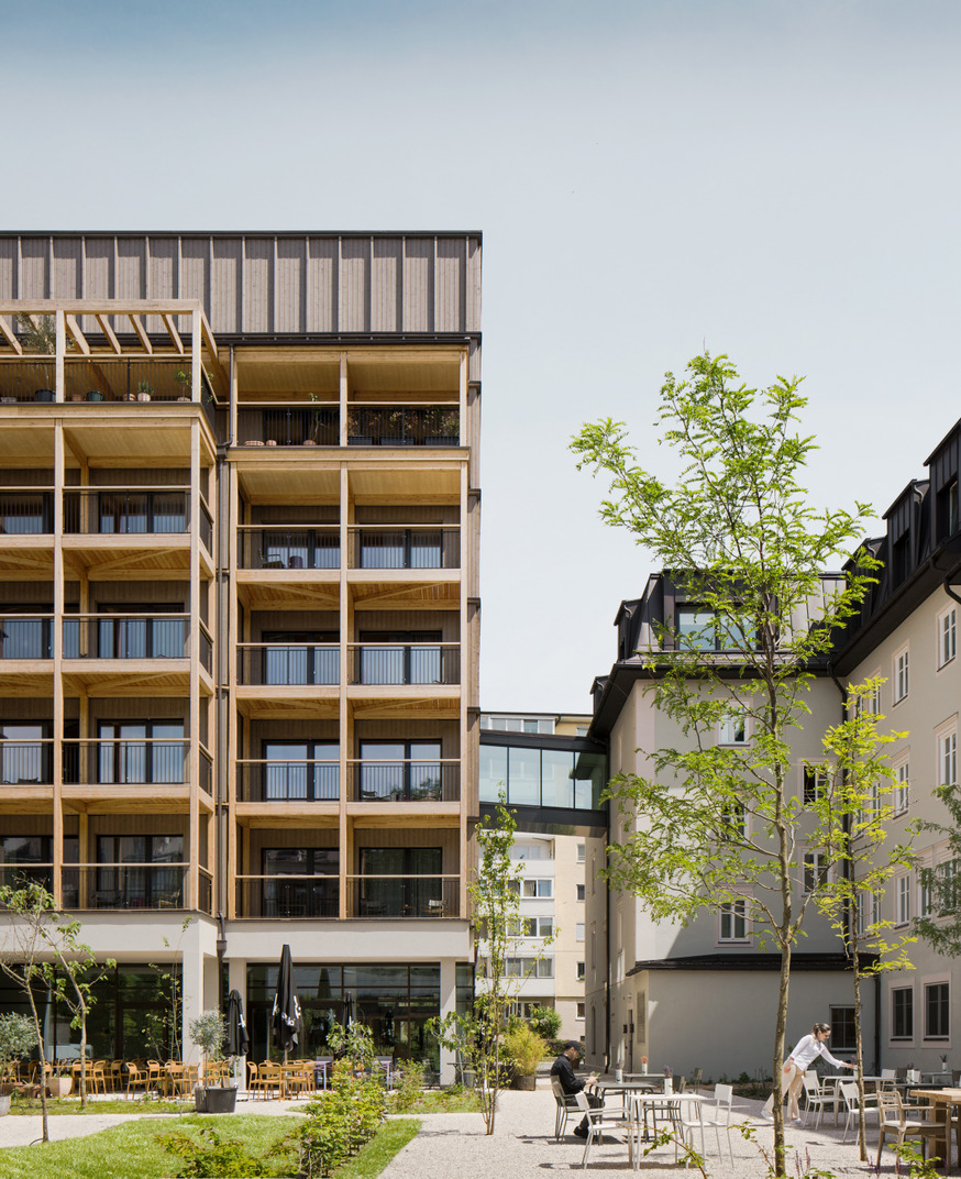 Hotel und Wohnen Am Hirschengrün, Salzburg © Albrecht Imanuel Schnabel