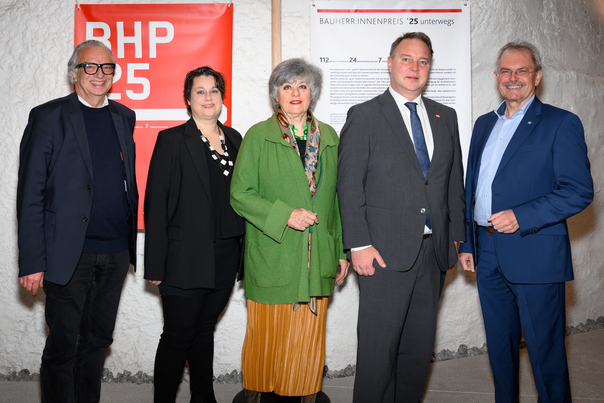 Wolfgang Ritsch, Veronika Müller, Maria Auböck, Andreas Babler, Karl Wilfing (v.l.n.r.)