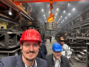 Die Werksbesichtigung bei Koenig & Bauer begeisterte die Teilnehmenden. © Adler 