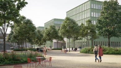 Haus der Physik Innsbruck. Visualisierung des Neubaus am Campus Technikerstraße