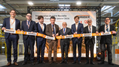 Mit einem feierlichen Festakt hat Bauder am 29. Jänner 2026 sein neues Werk im elsässischen Drusenheim (F) eröffnet. © Paul Bauder GmbH & Co. KG / Johan Schwarzkopf