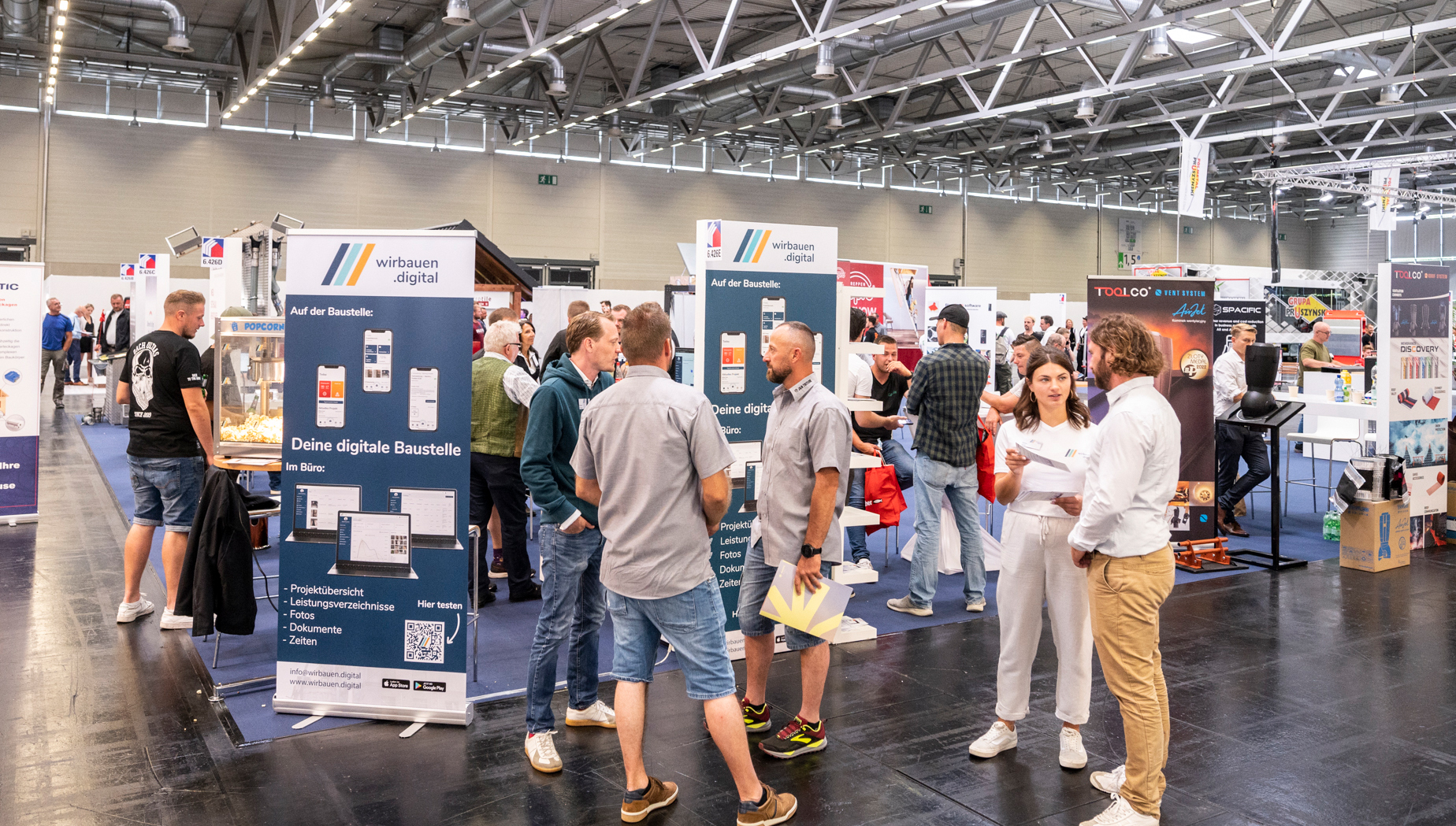 Im Rahmen der „Start-up & Innovationen Area“ in Halle 9 präsentieren junge Unternehmen ihre innovativen Ansätze. © GHM