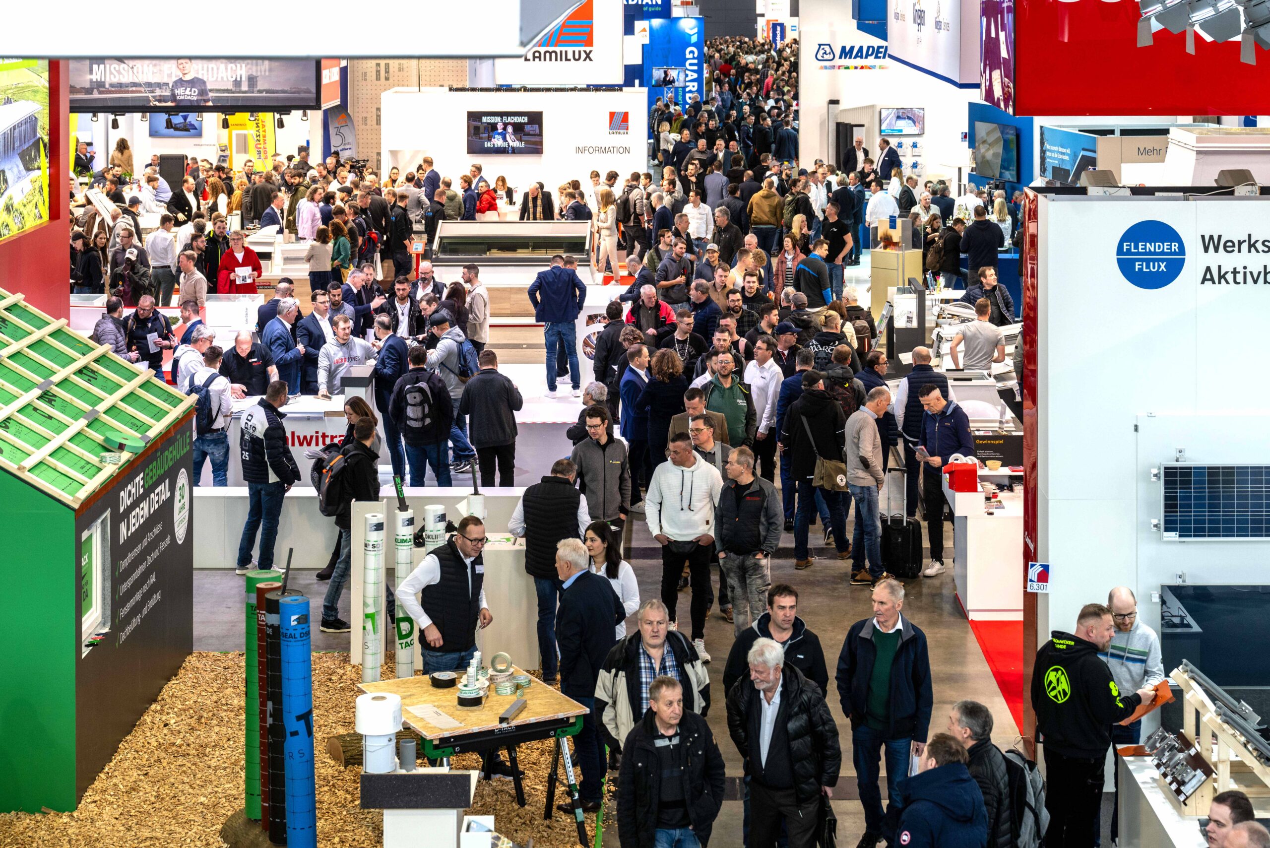 Auf die Dachbranche wartet vom 24. bis 27. Februar 2026 neben vielen Messeneuheiten ein umfangreiches und außergewöhnliches Rahmenprogramm. © GHM