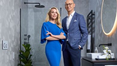 Silvia Schneider und Guido Salentinig. Copyright: Geberit, Marcel Gonzalez-Ortiz