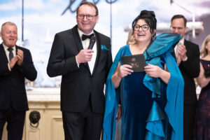 Die Ballorganisatoren Gerlinde und Bernhard Ebner: ein eingespieltes Team. © Cityfoto