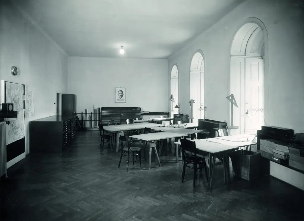 Alfons Hetmanek, Franz Kaym; Atelier Wien, um 1940 © Foto: Architekturzentrum Wien, Sammlung