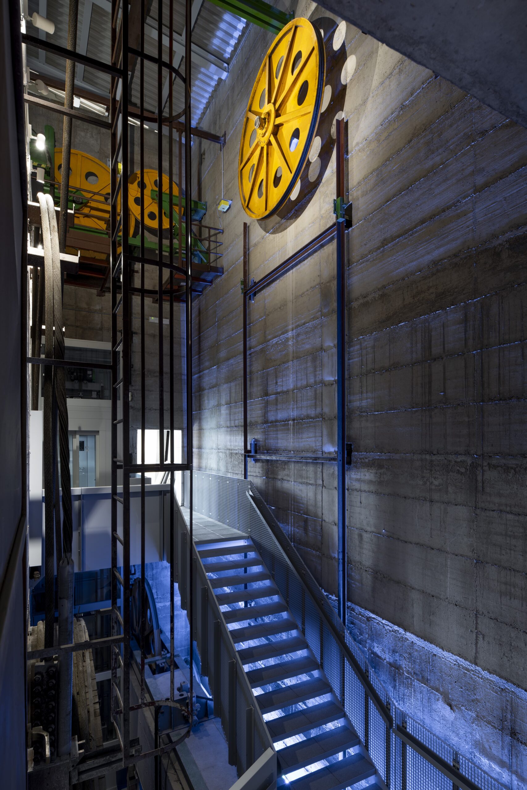 CABLE CAR MACHINE ROOM,PLASMA STUDIO, ARCHITECT ULLA HELL, SEXTEN, SOUTH TYROL, ITALY 