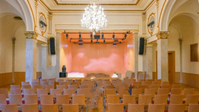 Der Mozart-Saal in Klagenfurt in neuem Glanz. © Saint Gobain
