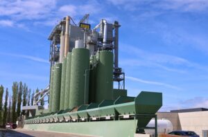 Asphaltmischanlage der PORR in Wien Simmering 