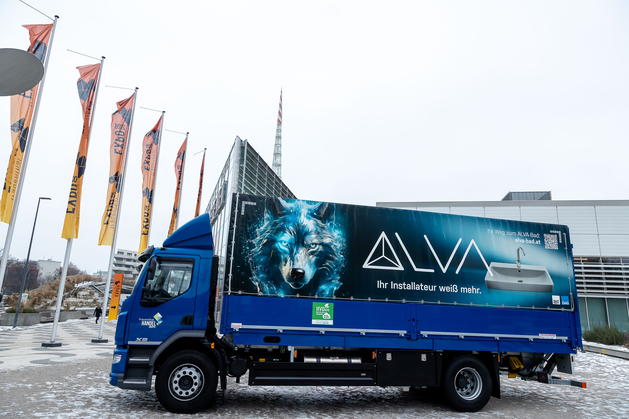 LKW im Alva-Look. Copyright: Frauenthal Handel Gruppe