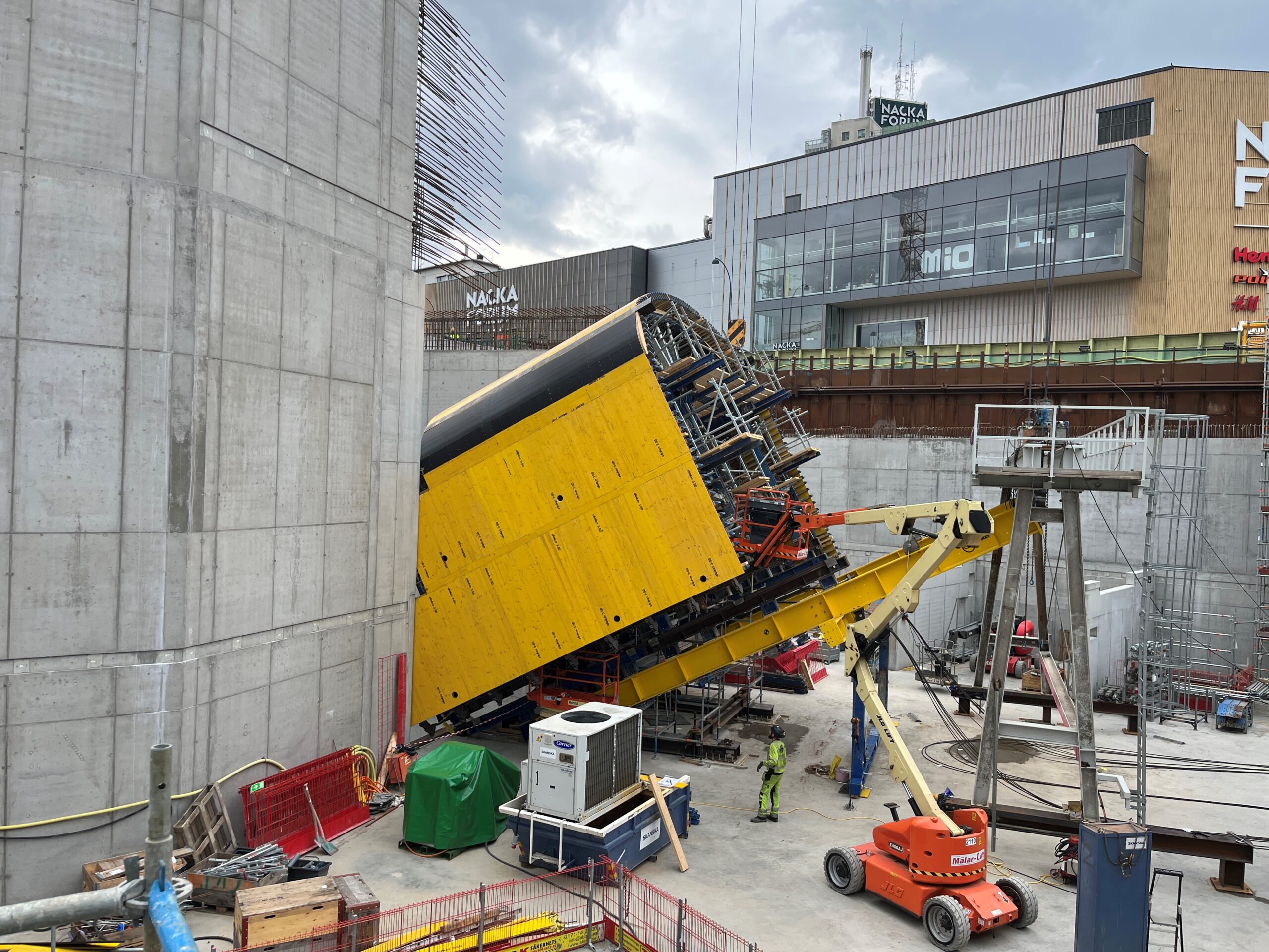 Doka-Projekt in Schweden: Formwagen. Copyright: Region Stockholm