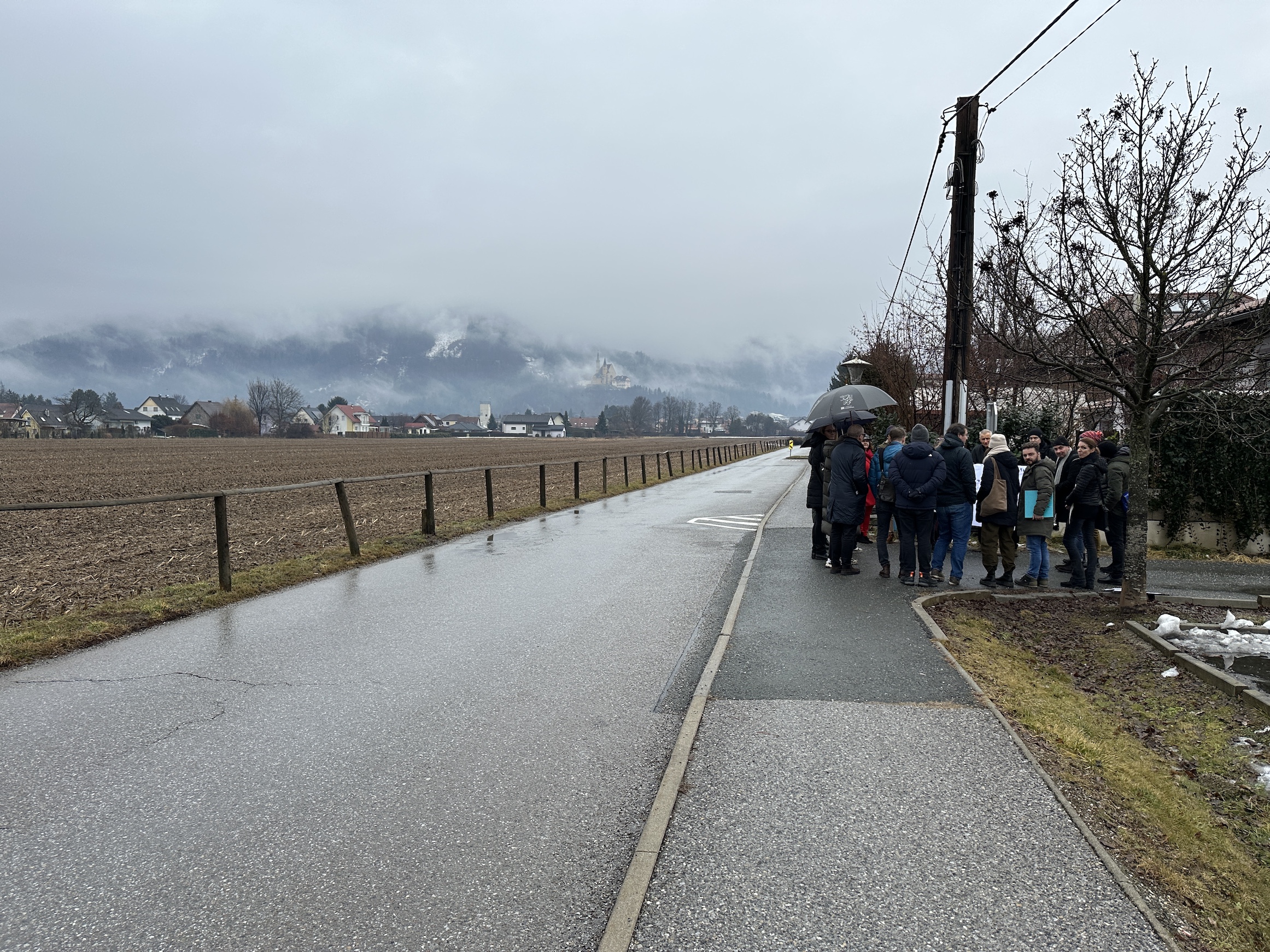 Besichtigung Grundstück in Gratwein-Straßengel