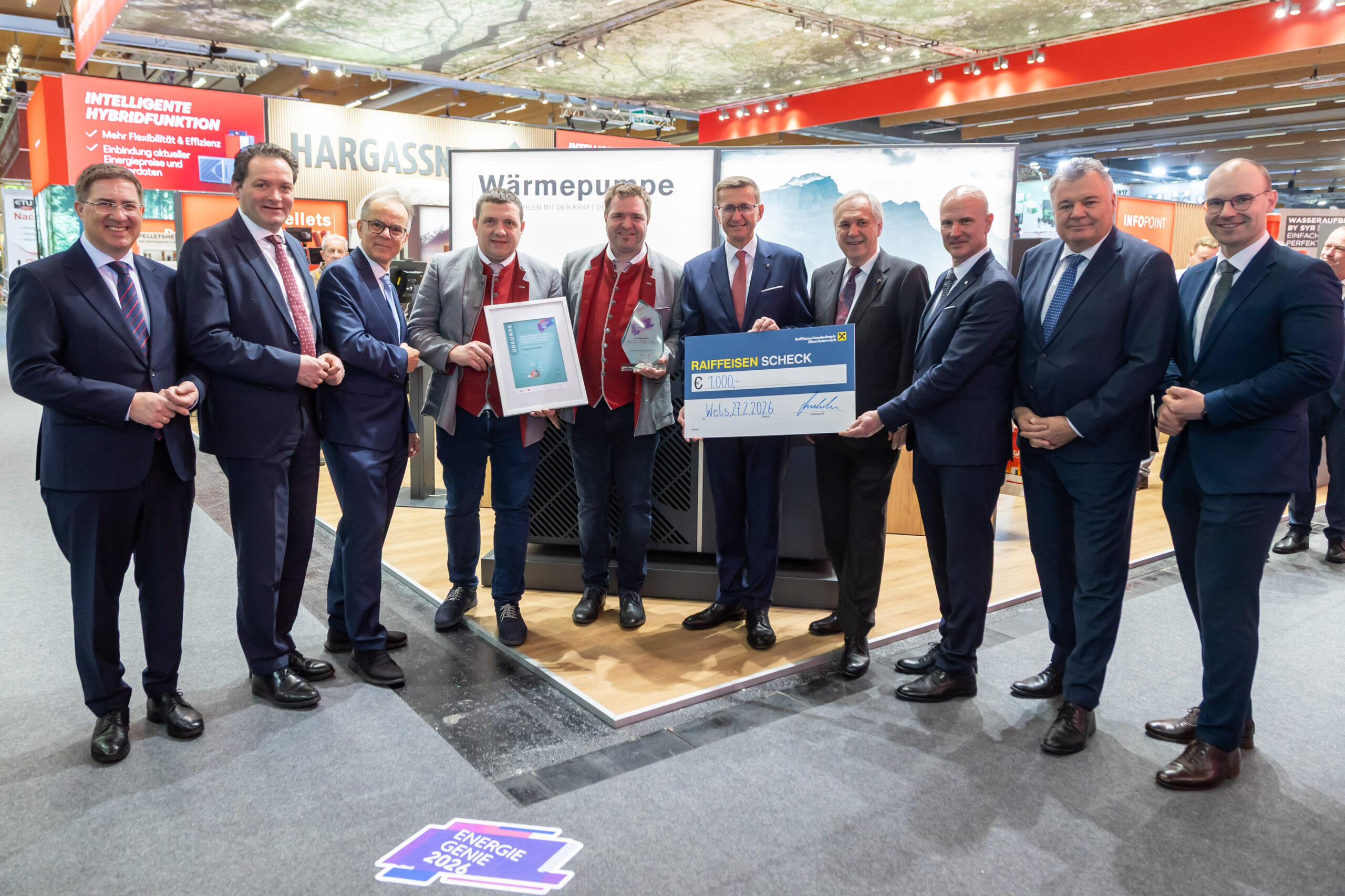 Preisträger Hargassner. Copyright: Messe Wels-Roland Pelzl