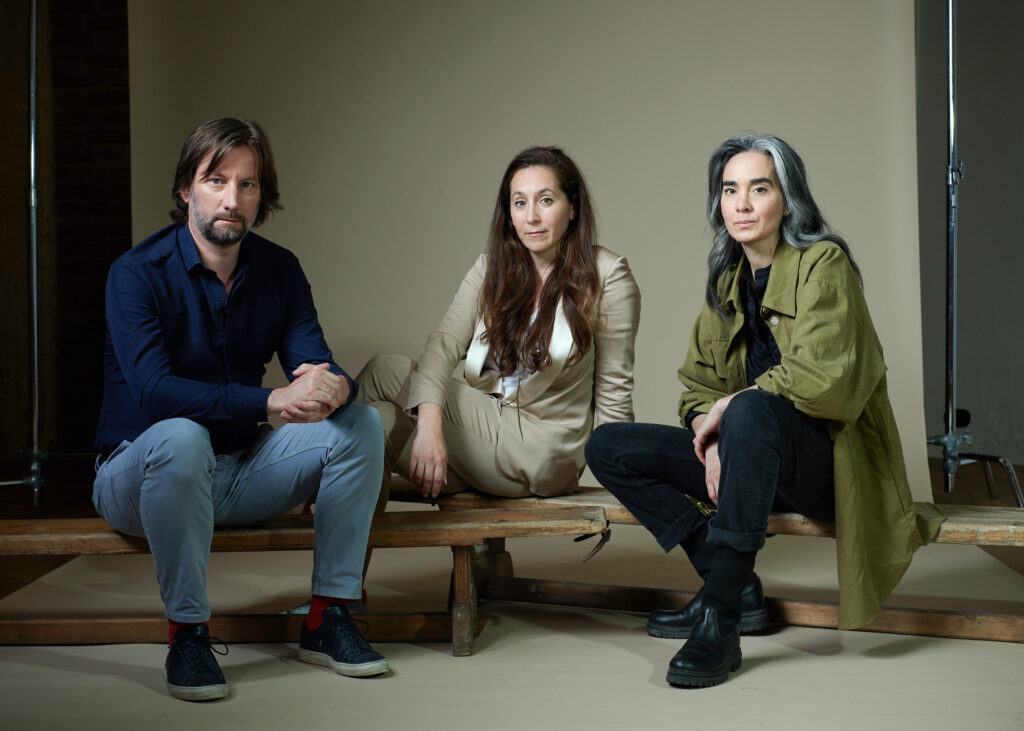 Die Architekten: Eric-Emanuel Tschaikner, Natalie Nebauer-Muzicant und Kim Tien
© Meinrad-Hofer